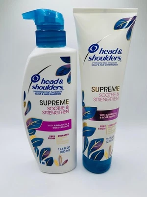 Juego de champú + acondicionador Head & Shoulders Supreme calmar y fortalecer aceite de argán Foto 1 de 3