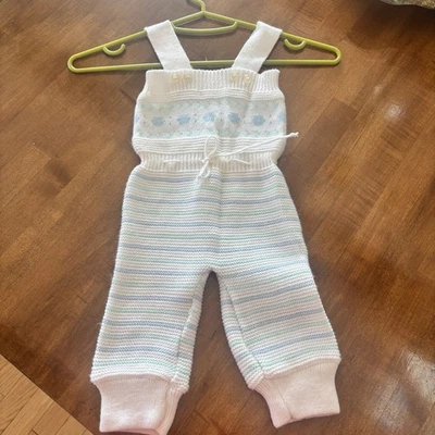 Mono mameluco suéter bebé tejido vintage años 60 Foto 1 de 4