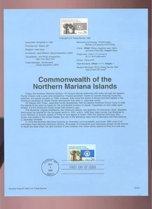 #2804 Mariana Islands USPS #9332 Souvenir Page - Picture 1 of 1