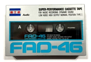 Fujitsu FAD-46 casete de audio cinta en blanco sellado Hecho en Japón Tipo I - Imagen 1 de 2