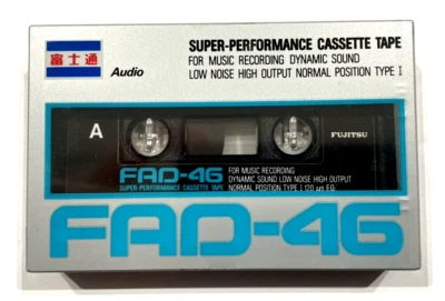 Fujitsu FAD-46  audio cassette blank tape sealed Made in Japan Type I - Image 1 of 2
