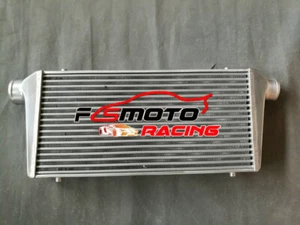Universal Front Mount Intercooler Tube and Fin 3 inch In/outlet 600x300x76mm - Imagen 1 de 6