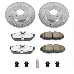 Power Stop Fits 05-11 Ford Mustang Rear Z26 Street Warrior Brake Kit - Picture 1 of 2