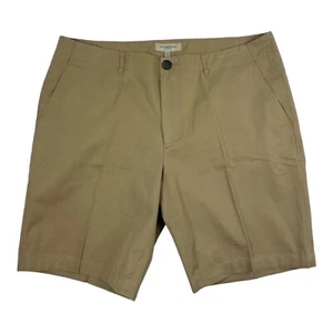 Burberry London VTG Tan Flat Front Chino Short Size Mens 36R - Picture 1 of 7