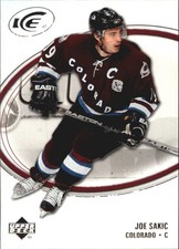 2005-06 Upper Deck Ice Colorado Avalanche Hockey Card #22 Joe Sakic