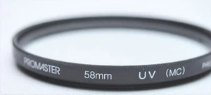 Promaster 58mm UV Glass MC Filter for Canon Rebel 18-55, 75-300mm - Picture 1 of 1