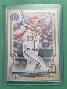 2020 Topps Gypsy Queen - #18 Asdrubal Cabrera Washington Nationals - Picture 1 of 2