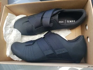 New Fizik Tempo Powerstrap R5 Black Road 3 Bolt Cycling Bike Shoes Mens 47 US 13 - Picture 1 of 5