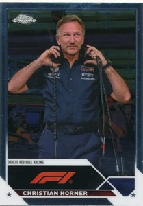 CHRISTIAN HORNER #93 2023 Topps Chrome F1 Formula 1 ORACLE RED BULL - Picture 1 of 2
