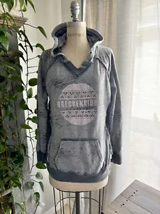Breckenridge Colorado Hoodie Gray, Pink Logo Women’s Size Medium - Picture 1 of 9