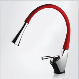 Royal TOTO Deck Mount SWAN Küche Flexible Spültischarmatur 2 Funktionen ROT - Bild 1 von 1