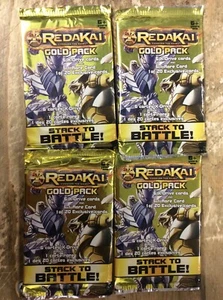 Redakai Gold Pack Booster X4 Spin Master New - Picture 1 of 2
