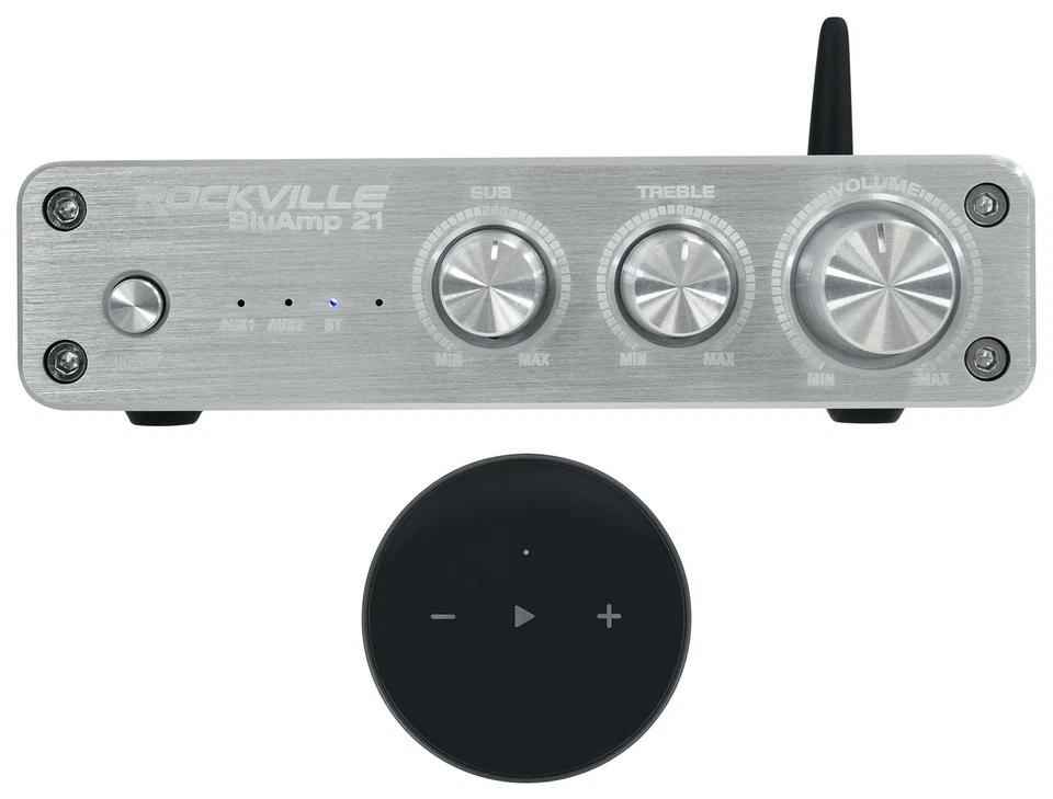 Rockville BLUAMP 21 2.1 Channel Bluetooth Home Amplifier+Wifi Streaming Receiver - Image 1 of 4