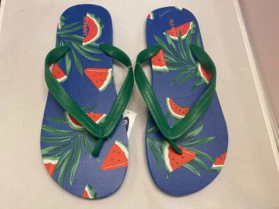 Zapato Chanclas Old Navy Hombre Talla 8-9 Estampado Sandía Nuevo Foto 1 de 4