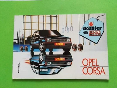 OPEL CORSA TUTTI I MODELLI  DOSSIER GENTE MOTORI ORIGINALE  01/1988   (273) - Immagine 1 di 4