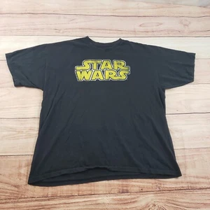 Star Wars Shirt Adult Extra Large Black Yellow Outdoors Movie Space Adult XL - Picture 1 of 8
