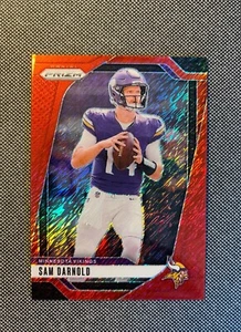2024 Panini Prizm Sam Darnold FOTL Red Shimmer #/35 lst Year Vikings SSP 💎 - Imagen 1 de 5