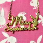 Playboy Jewellery Miss September Necklace Birthday Girl Playmate of Month £299