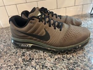 Men's Nike NikeID Air Max 2017 Green Black  Size 14 GREAT  CONDITION!