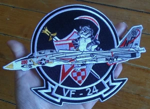 US NAVY ~ F-14 TOMCAT VF-24 RENEGADES ~ USN Collectors Military PATCH - Picture 1 of 6