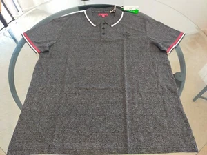 Guess Short Sleeve Dark Gray Polo T-Shirt Size X-Large - Picture 1 of 7