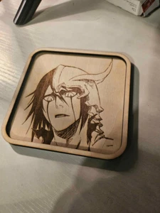 Anime Bleach Ulquiorra Holzuntersetzer/Schreibtisch Tablett - Bild 1 von 2
