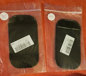 Lot of 2 Car Cell Phone Dashboard Sticky Pads Non-slip Holders Black ShipFrom AZ - Picture 1 of 3