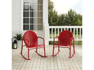 Croslεy Griffith Outdoor Rocking Chair Set (2 Pieces) - Comfortable & Elegant - Picture 1 of 9