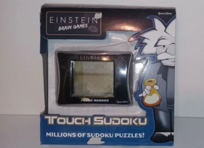 Excalibur Einstein Brain Games Touch Sudoku Handheld Game - New /  Damaged Box  - Image 1 of 3