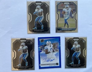 2020 D’Andre Swift 56 card Rookie lot - Auto, Prizm, Optic, Select, for grading - Picture 1 of 9