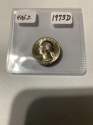 1973 D WASHINGTON QUARTER Cover
