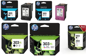 Original HP 303 Tinte 303XL Patrone schwarz color Multipack Envy Inspire 7200 - Bild 1 von 11