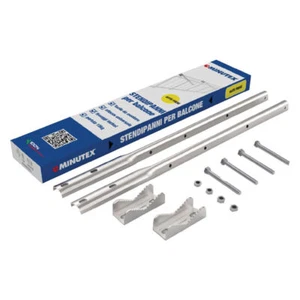 STENDIBIANCHERIA FISSO DA BALCONE IN ACCIAIO ZINCATO - Foto 1 di 1