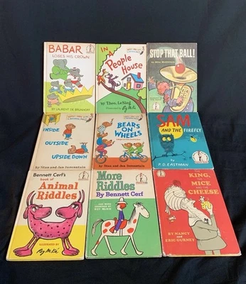 Матовый Dr Seuss для начинающих HC 9 (1-е и раннее издание) Stop That Ball/King, Mice, Cheese - Изображение 1 из 4