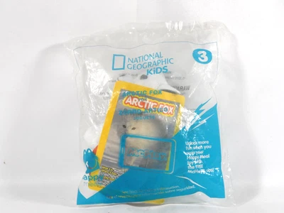 Juguete Happy Meal #3 Arctic Fox 2018 National Geographic Kids McDonalds Foto 1 de 2
