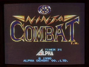 Converted Ninja Combat SNK MVS Cartridge Neo Geo Arcade Game Tested Working JP - Picture 1 of 6