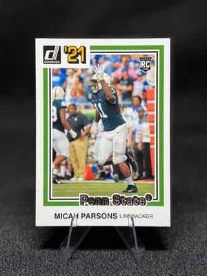 2021 Panini Donruss Micah Parsons #27 (RC) - Image 1 of 2