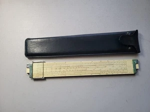 Vintage K&E Keuffel Esser Model 4081-3 Slide Rule 1947 with Leather Case VG - Picture 1 of 5