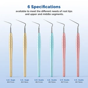 Herramienta de eliminación de gutta percha dental removedor de punta de raíz endo 0.3/0.5/0.7 - Imagen 1 de 20