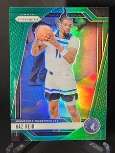 Naz Reid 2024-25 Panini Prizm Green #176 Minnesota Timberwolves Basketball  - Picture 1 of 2