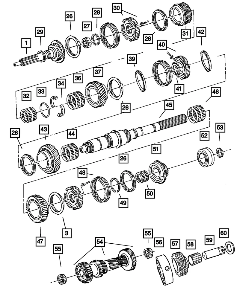 Genuine Mopar First And Second Synchronizer 5013386AA - Image 1 of 1