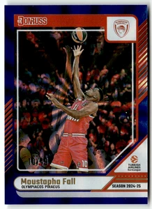 2024-25 Panini Donruss Euroleague No. 99 Moustapha Fall Blue Laser 10/49 - Bild 1 von 2