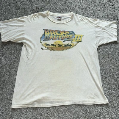 Camiseta De Colección Años 90 1990 Regreso al Futuro 3 Videojuego Promo Imagen Funciona Talla XL Foto 1 de 4
