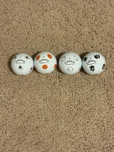 Callaway HALLOWEEN Limited Edition Chrome Tour Golf Balls (4 Balls total) - Picture 1 of 1