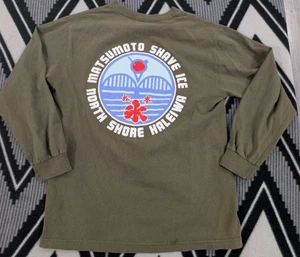 Herren MATSUMOTO SHAVE ICE Hawaii T-Shirt Surf Langarm Gr. M - Bild 1 von 9