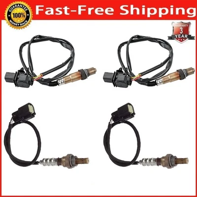 Juego de 4 sensores de oxígeno O2 aguas arriba + aguas abajo para Lincoln MKS 3,7 L V6 2011 2012 Foto 1 de 4