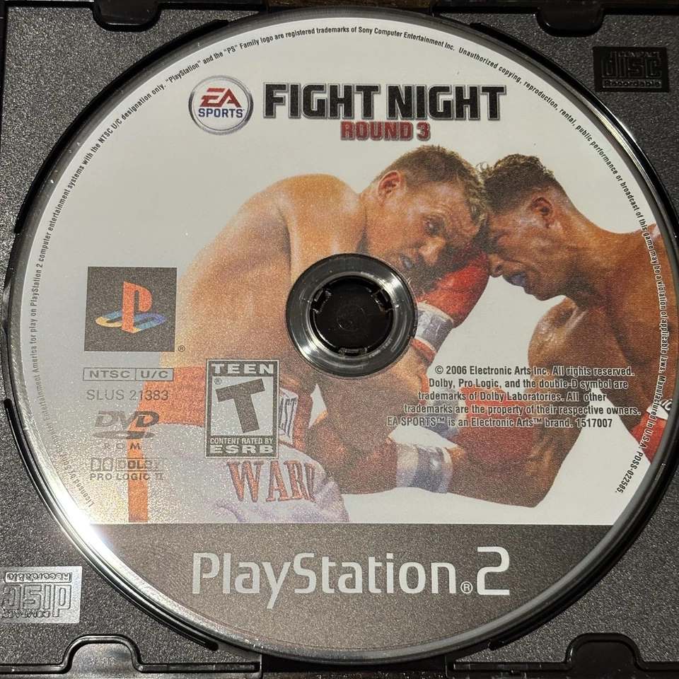 Fight Night Round 3 PlayStation 2 PS2 Juego Boxeo EA Sports NTSC SLUS-21383 Foto 1 de 1