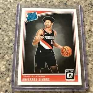 Anfernee Simons 2018-19 Panini Donruss Optic Rated Rookie #186 RC Boston Celtics - Picture 1 of 2