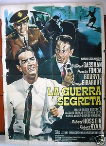 La Guerra Segreta ( Annie Girardot) Italian 4F Movie Poster 1960s - Imagen 1 de 1