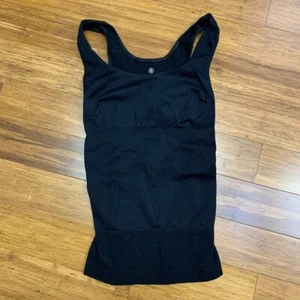 Camiseta sin mangas Blanqi Maternidad Soporte para el vientre para mujer pequeña negra sin costuras cuello redondo - Imagen 1 de 9